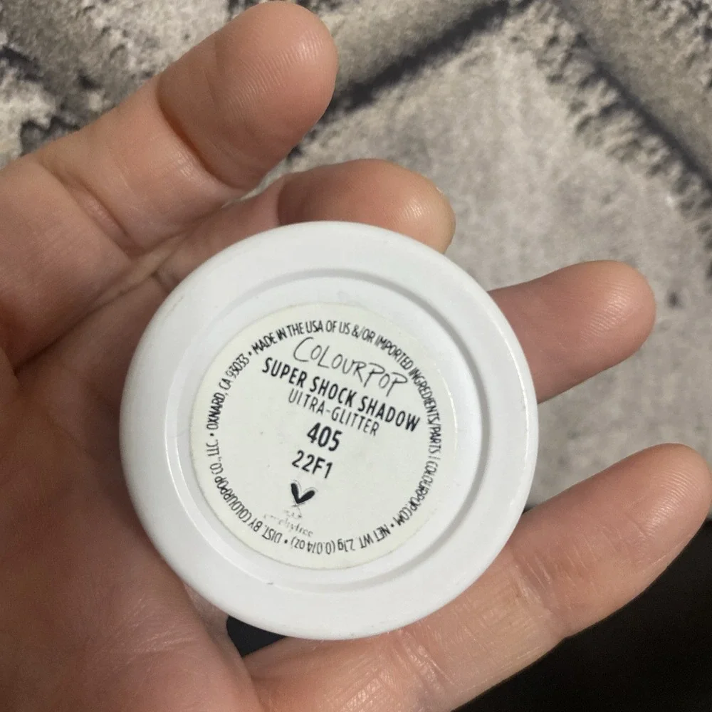 ColourPop Super Shock Shadow Eyeshadow Ultra Glitter - #405 Full Size‎